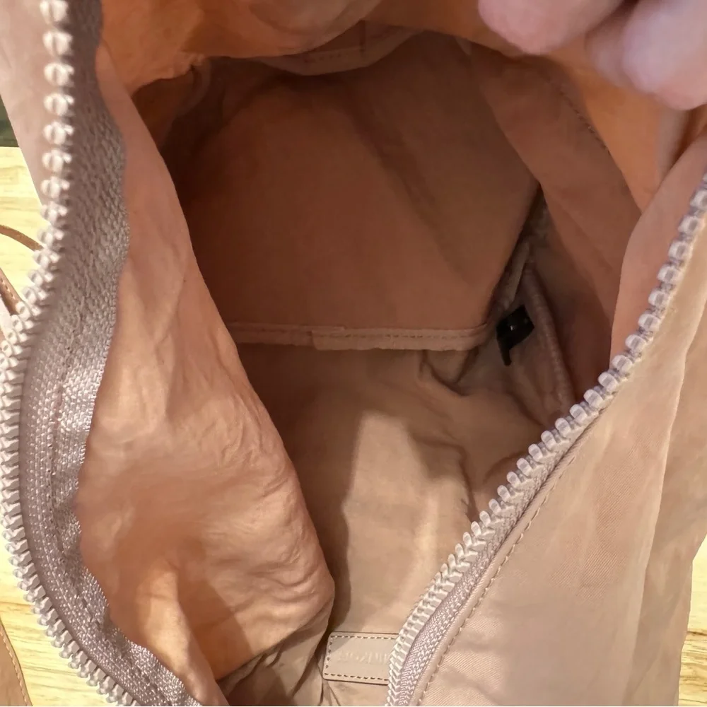 Rebecca Minkoff “Julian” Blush Pink Nylon Convertible Backpack Hobo carryall